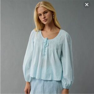 American eagle breezy boho blouse
